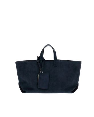 A.P.C. Brown Suede Structured Tote Bag