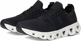 On Womens Cloudswift 4 Shoes In Black White