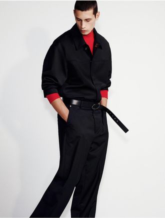 Calvin Klein Mens Tailored Pants - Black - 29W x 30L