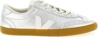 Veja Silver Lace Up Sneakers