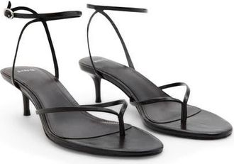 Mango Ankle Strap Sandal in Chocolate at Nordstrom, Size 41