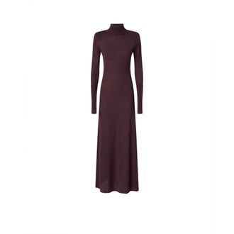 Pinko Gebreide Jurken - Dames - Kleedjes - Paars - M - Kleedjes