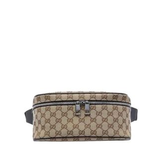 Gucci Pre-owned Canvas Belt Bag - Dames - Pre-owned - Beige - Maat: ONE Size