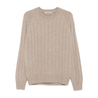 La Fileria Ribbed Crew-neck Sweater