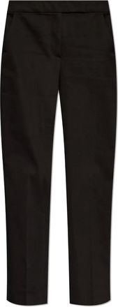 Max Mara Pantaloni affusolati in cotone - Nero