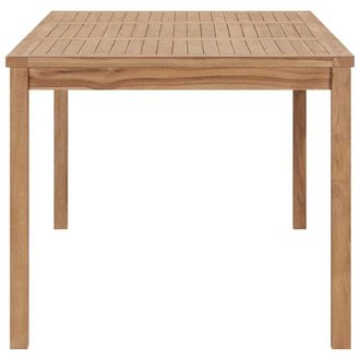 Berkfield Home Beautiful Garden Dining Table 180x90x77 cm Solid Teak Wood in Brown | Size: 180 x 90 x 77 cm