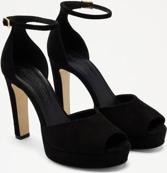 Russell & Bromley HOPEBECK Womens Black High Heel Platform