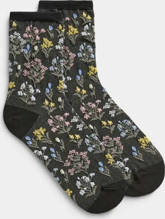 Simons Womens Spring blossom socks