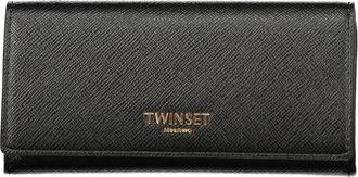Twinset Cartera con Solapa y Logo - Accessories - Mujer - Negro - ONE SIZE