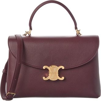 Celine Celine Nino Medium Leather Satchel