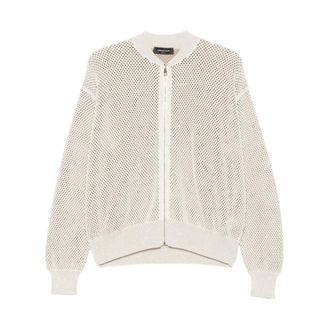 Fabiana Filippi Cardigans, female, Beige, Size: S Cardigans