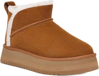 Koolaburra by UGG Womens Koolaburra by UGG Koola Ultra Mini 1158590-CHE Brown Suede Boots UWU902
