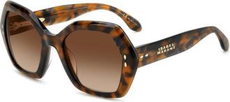 Isabel Marant Brown Shaded Geometric Ladies Sunglasses IM 0107/G/S 0WR9/HA 53
