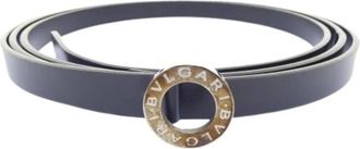 Bulgari Pre-owned Leather belts - Dames - Vintage Accessoires - Zwart - ONE Size - Vintage
