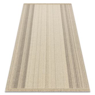 RugsX Rugsx - Alfombra De Lana Villa 7796/72800 Rayas Sizal, Tejido Plano Beige Beige 200x300 Cm