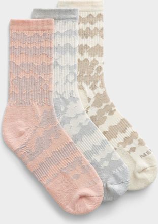Merrell Womens Cloud wool-blend socks 3-pack