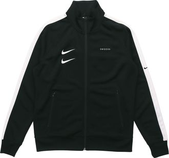 Nike Sportswear Swoosh Jcaket Cj4885-010 Black CJ4885-010