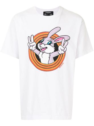 DOMREBEL Lucky Box-print cotton T-shirt - men - Cotton - S - White