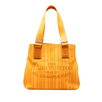 Louis Vuitton Jaune Passion Yellow Canvas Leather Shoulder Bag Tote Bag (Pre-Owned)