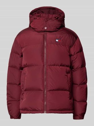 Tommy Jeans Steppjacke mit Kapuze Modell ALASKA in Bordeaux, Gr&ouml;&szlig;e XL