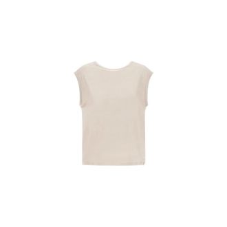 Herno Dames, Tops, Beige, Maat: M Zijde