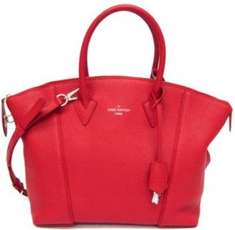 Louis Vuitton Pre-owned Vintage Handtas - Dames - Vintage Handtas - Rood - ONE Size - Leer - Vintage