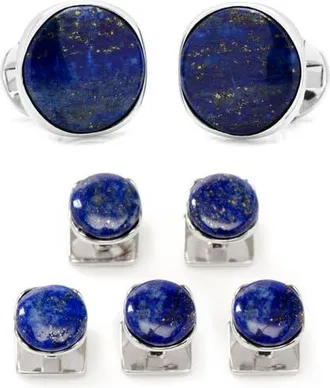 Cufflinks Inc. Lapis Cuff Links & Studs Set in Blue at Nordstrom