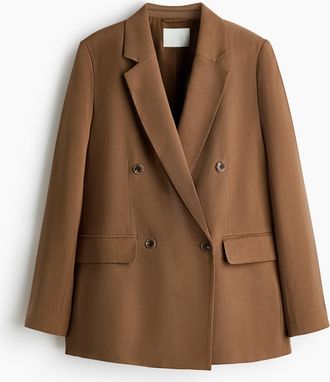 H&M Zweireihiger Blazer - Beige