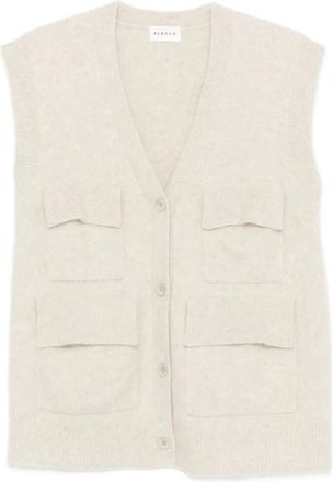 P.A.R.O.S.H. Cardigan smanicato - Toni neutri