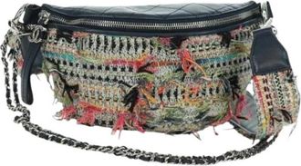Chanel Pre-owned Vintage Schoudertas - Dames - Vintage Heuptassen - Veelkleurig - ONE Size - Leer - Vintage