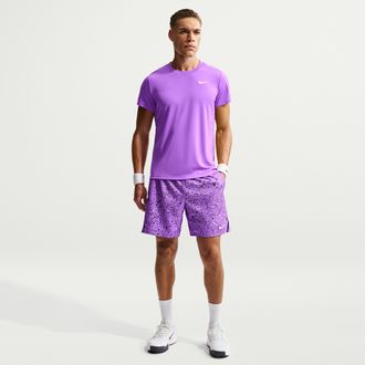 Nike Mens Court Victory Dri-FIT 7 Shorts in Purple | IB1080-522