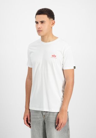 Alpha Industries T-Shirt ALPHA INDUSTRIES Backprint T-Shirt, Herren, Gr. XXL, weiss (wei&szlig;, speed rot), Obermaterial: 100% Baumwolle, Shirts T-Shirt