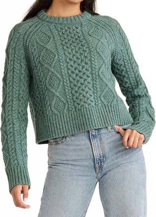 Pendleton Shetland Wool Sweater In Green