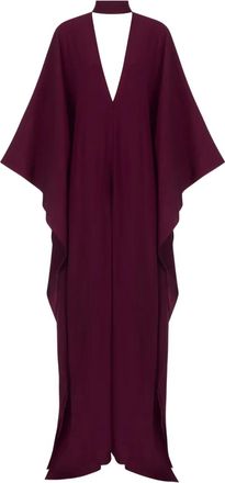 Taller Marmo Abito lungo OOO con scollatura posteriore - Viola