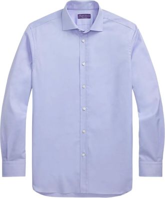 Ralph Lauren Purple Label Camicia in cotone a maniche lunghe - Blu