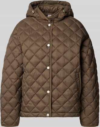 Cinque Regular Fit Steppjacke mit Kapuze Modell Phil in Khaki, Gr&ouml;&szlig;e 34