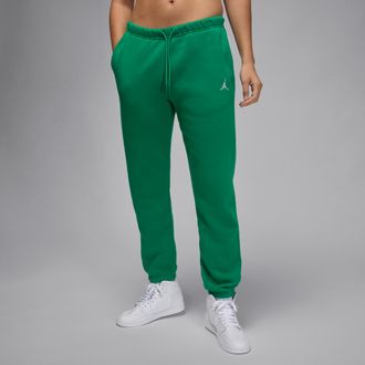 Nike Jordan Womens Jordan Brooklyn Fleece Pants in Green | FV7077-365