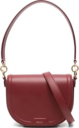 Bally Multicolour Cow Leather Crossbody Bag With Gold-Tone Accents