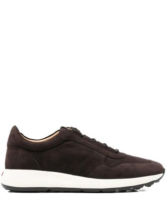Tod's lace-up sneakers - men - Goat Skin/Calf Leather/Polyethylene vinyl acetate (PEVA) - 6.5 - Brown