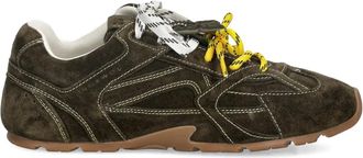 Nokwol Sneakers Atlas con cuciture a contrasto - Marrone