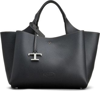 Tod's Tote Bag - Dames - Shoppers - Grijs - ONE Size - Leer - Tassen