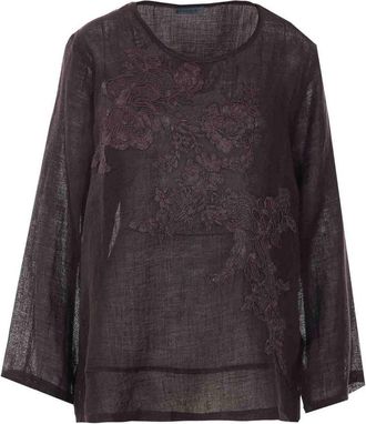 Maurizio Pecoraro Brown Blouse