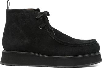 Marc O'Polo lace-up suede boots - men - Calf Leather/Rubber/Calf Suede - 44 - Black