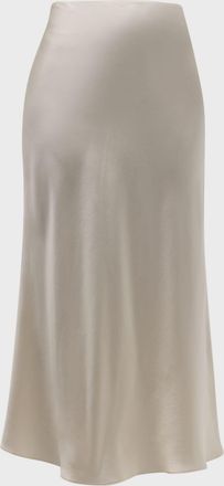 Sablyn Silk Midi Skirt