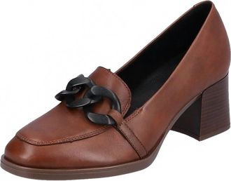 Remonte Womens Heel Loafer In Brown