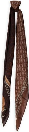 Guess Accessoires, Dames, Bruin, ONE Size, Dames Sjaals Lindsey Printed Kefiah 120x 120