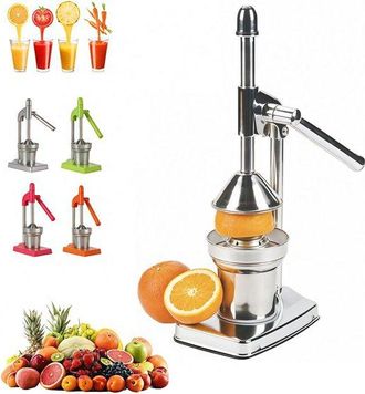 OEM Exprimidor De C&iacute;tricos, Exprimidor De C&iacute;tricos De Hierro Fundido, Exprimidor De Naranjas, Robusto, F&aacute;cil De Limpiar, 3618,513 Cm, Color Plata
