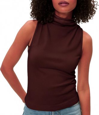 Michael Stars Chiara Tank In Espresso