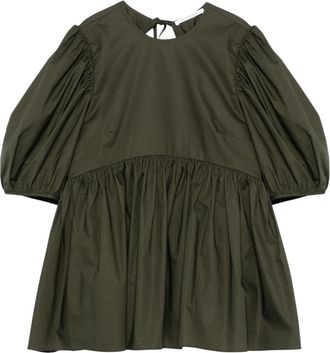 Cecilie Bahnsen Mujer, Blusas y Camisas, Verde, Talla: S
