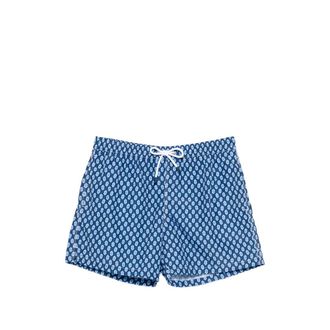 Fedeli Beachwear, male, Blue, Size: 2XL Madeira Swim Trunk